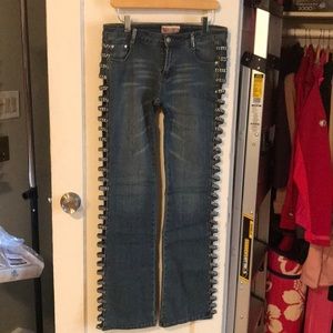 Bejeweled jeans